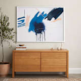 "Untitled Blues" - Art Print in Deep blue by Lauren Packard - In a Room