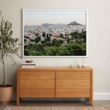 "Hellas V" - Art Print in Pine Green by Lindsay Ferraris Photography - In a Room