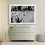 "Junior" - Art Print in Onyx by Janet Cruz - In a Room