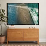 "Coastal Shadows" - Art Print in Summer Day by Von Sides - In a Room