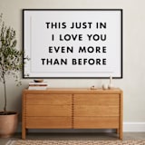 "News Flash" - Art Print in Newsprint by hi-lighter inc. - In a Room