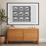"The Worm in Motion" - Art Print in Vintage Grey by Kelsey Mucci - In a Room