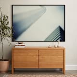 "MODERN ARCHITECTURE" - Art Print in dusty blue grey by Camera - In a Room