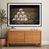 "For The Big Game 1" - Art Print in Field by Janet Cruz - In a Room