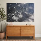 "Completely Captivated" - Art Print in Shadowy Grays by Charlotte Mello Stevenson - In a Room