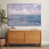 "Moody Atlantic" - Art Print in Lavender Sunrise by Kate Ross - In a Room
