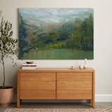 "Loose" - Art Print in Emerald Green by Laura Alvarez - In a Room