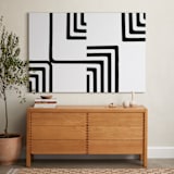 "Edges" - Art Print in Onyx by Bethania Lima - In a Room