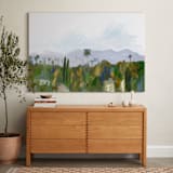 "Los Angeles landscape" - Art Print in Green Hills by Kelly Witmer - In a Room