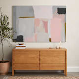 "atmospheric" - Art Print in Apricot by Amy Gray - In a Room