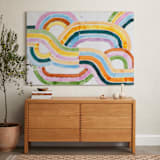 "Sun River" - Art Print in Sunshine by Lise Gulassa - In a Room