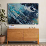"Oceana" - Art Print in Ocean Blue by Alice Lin - In a Room