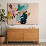 "Spring Botanical Series #3" - Art Print in Peach by Caryn Owen - In a Room