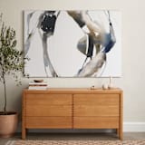 "Surrounding" - Art Print in grey wash by Michelle Lee - In a Room