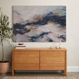 "Enough" - Art Print in Navy by Candice Buchanan - In a Room