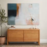 "Coast 2" - Art Print in Coast Blue by AlisonJerry - In a Room
