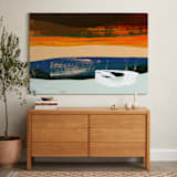 "Solitude" - Art Print in Multi-Colored by Simona Gocan - In a Room