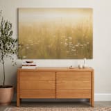 "Golden Meadow" - Art Print in yellow by Julia Preminger - In a Room