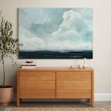 "Late in the Day" - Art Print in Slate Blue by Mya Bessette - In a Room