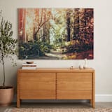 "Redwoods Path" - Art Print in Redwood Path by Elena Kulikova - In a Room