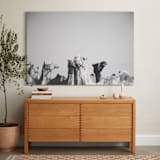 "Leader of the Pack" - Art Print in Black and White by Heather Marie - In a Room
