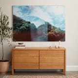 "Manuel Antonio Rocks" - Art Print in forest green by Meghan Quinn - In a Room