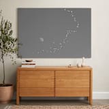 "Flight and Hike I" - Art Print in Dusk by Alaric Yanos - In a Room