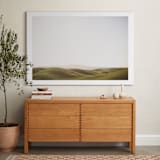 "Distance" - Art Print in Rolling Hills Green by Shannon Paras - In a Room