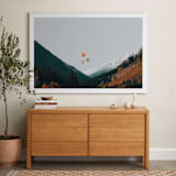 "Above and Beyond" - Art Print in Sky by Irene Suchocki - In a Room