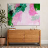 "Bubble Mint Sky" - Art Print in Bubblegum by Tanya Lee Design - In a Room