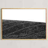 "Swooped III BW" - Art Print in coal by Kamala Nahas - Framed