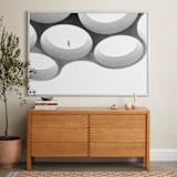 "In Flight" - Art Print in Black & white by Angie McMonigal - In a Room