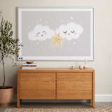 "stellina" - Art Print in Cloud by chocomocacino - In a Room