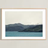 "Landscape 2" - Art Print in Ocean Blue by lulu and isabelle - Framed