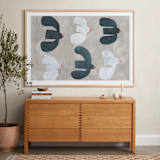 "Soar" - Art Print in Driftwood Taupe by Alicia Abla - In a Room