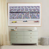 "Primary Colors Go Zoom Zoom!" - Art Print in Ford Blue by Molly Goodman - In a Room