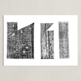 "When We Were Hidden II" - Art Print in Ink by Akweley Creative - Unframed