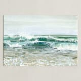 "Soft Break" - Art Print in Pale Aqua by BROOK PAGE - Unframed