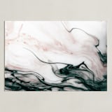 "Ethereal Flow" - Art Print in Ocean Sunset by Melanie Severin - Unframed