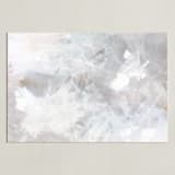 "Melody in White" - Art Print in white grey by Teodora Guererra - Unframed