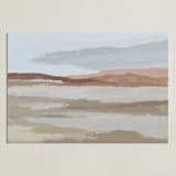 "Blushing Expanse" - Art Print in Expanse by Kati Ramer - Unframed