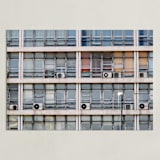 "Urban Palette - Smoky Eyes" - Art Print in Blue Grey by lulu and isabelle - Unframed