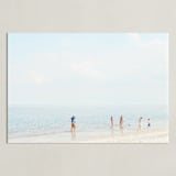 "Happiness" - Art Print in Light Blue by Alexandra Feo - Unframed