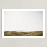 "Distance" - Art Print in Rolling Hills Green by Shannon Paras - Unframed