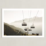 "Lift" - Art Print in Olive by Heather Deffense - Unframed