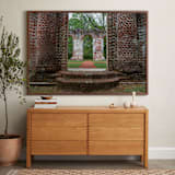 "Still Standing" - Art Print in Brick Red by Jan McElhinny - In a Room