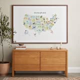 "State Birds of the USA" - Art Print in Natural by Cynthia Jacquette - In a Room