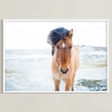 "All Is Quiet" - Art Print in Neutral Skies  by Jenni Kupelian - Framed