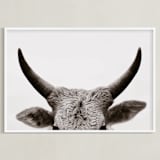 "Jane Gallagher No. 2" - Art Print in Off White by Amy Carroll - Framed