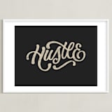 "Hustle" - Art Print in Street by Erin L. Wilson - Framed